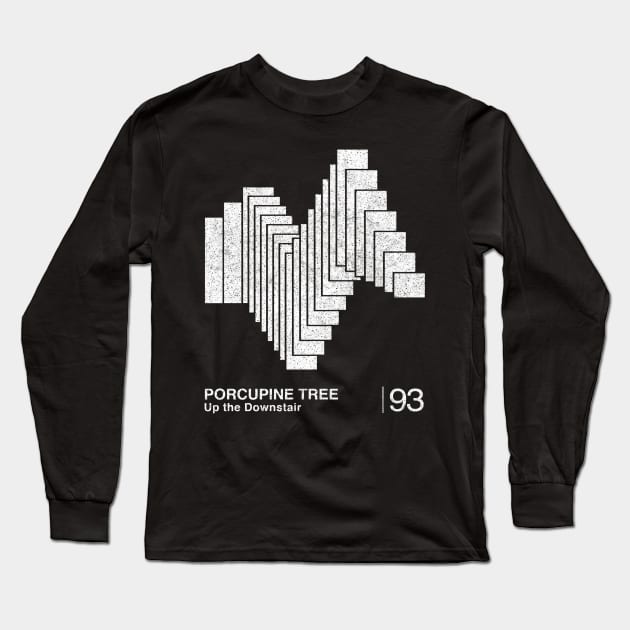 Up The Downstair / Minimalist Graphic Design Artwork Long Sleeve T-Shirt by saudade